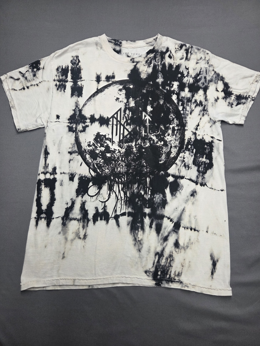 Official Sleep Token Take Me Back To Eden Tie-Dye Tour Band T-Shirt M